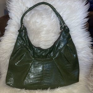 Faux Leather Green Purse 👜